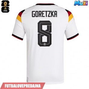 Lacne Muži Futbalové dres Nemecko Leon Goretzka #8 MS 2026 Krátky Rukáv - Domáci